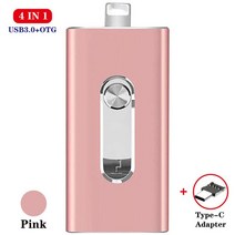 아이폰외장메모리 호환 아이폰 OTG 아이폰용 USB 플래시 드라이브 12 미니 X 8 플러스 8 10 OTG 메모, 02 Pink  Type C_08 512GB