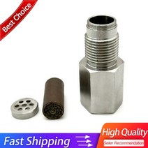 자동차 산소 o2 센서 스페이서 어댑터 산소 센서 시뮬레이터 익스텐더 m18x1.5 촉매 변환기 cel eliminator, 없음