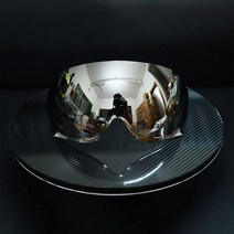 오토바이헬멧 김서림 보호 필림JO EX-ZERO 헬멧 바이저 오토바이 렌즈 안경 하프 레트로 SHOEI CJ-3 용, 03 Silver