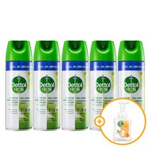데톨 항균 스프레이 모닝 듀 450ml + 사은품 증정, 5개