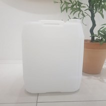 HDPE 18리터 직사각 반투명 말통 다목적 용기 다용도통 플라스틱통 약수통 유약통 석유통 등유통, 1개
