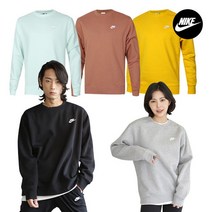 [나이키] 클래식 클럽 크루넥 기모 남자 여성 라운드 맨투맨 긴팔티셔츠 8종 택일