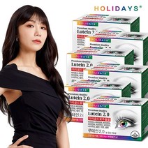 홀리데이즈 눈 노화개선 루테인 2.0 x 6박스 (총6개월분), 상세페이지참조