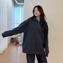 [3XL] 아방핏 올핏 반집업 니트 3color