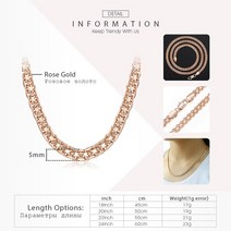 불가리목걸이 18K 펜던트 로즈 골드 컬러 여성용 비스마크 패션 5