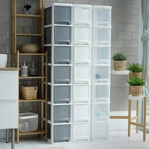 모던컬러 슬림 틈새 서랍장7단 (바퀴별매), 네이비