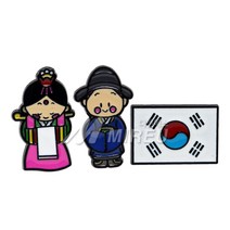 뱃지 태극기 신랑 신부 뺏지 핀버튼