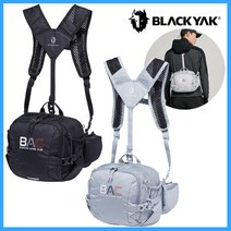 블랙야크 블랙야크 아웃도어 용품 숄더 친환경 메쉬 힙색 가방, LG라이트그레이