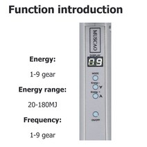충격파 치료 기계 ED 통증 완화 카이로프랙틱 조정 도구 교정 2 인 1 척추 마사지, 03 EU Plug