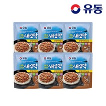 [KT알파쇼핑][유동]어부지리 새꼬막 간장비빔 or 매콤비빔 164g x6개/밀키트/꼬막비빔밥, 유동 어부지리 새꼬막 매콤비빔 164g x6개 {B}