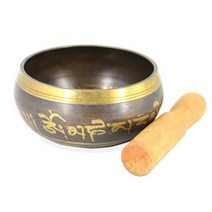 해외 명품 프리미엄 싱잉볼 불교 용품 명상 종 요가 노래 그릇 기도 그릇 금속 공예, 1, 9.5cm