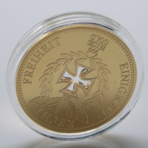 기념화폐 희귀동전 주화수집 독일 제국 은행 금도금 기념 주화 십자가 독수리 동전 수집품, [03] C