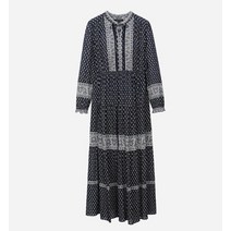 써스데이아일랜드 [여성]보더 믹스 롱 원피스(T232MOP302W) 397055