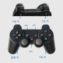 G게임패드 안드로이드 TV 컴퓨터 Pc 360 무선 핸들 지원 스팀, 한개옵션0