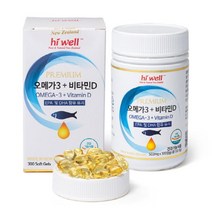 [하이웰] 프리미엄 오메가3+비타민D, 단품, 단품