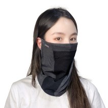 에스앤브로 멜란지 메쉬 마스크, 블랙
