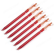 텐트 펙 6pcs 캠핑 하이킹 바람 로프 버클 조정 가능한 알루미늄 합금 코드 로프, 진한 파랑
