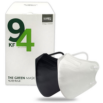 새부리형 KF94 화이트 블랙 벨르마스크 황사마스크 국내생산 국내산 귀가편한 100매 50매 더그린마스크 귀가편한 의약외품