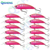 치승 쏘가리 미노우 농어 미노우 꺽지 볼락 배스 13개입/세트 하드베이트 싱킹 루어, FHW-3#, 짧은 입술 미노우(5g)