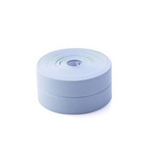 씰링 스트립 욕실 샤워 싱크 목욕 코킹 테이프 흰색 PVC 자체 접착 방수 벽 스티커 주방용, blue_2.2cm_1M
