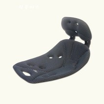 에스백 핏플러스 영 자세 허리 골반 척추 디스크 바른자세 교정 보호 보정 좌식 의자, 그레이/블랙(투톤칼라)
