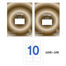 폼텍 분류표기용 라벨 LS-3510 100p + LQ-3510 20p 세트, 2세트, 10칸