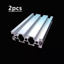 3D 프린터 부품 2060 알루미늄 프로파일 압출 100mm-1000mm EU 표준 CNC 양극 와이어 가이드, 03 2060 2pcs_07 400mm