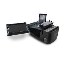 AutoExec AUE10071 Reach 앞좌석 자동차 책상 블랙 3578282819, Car Desk with Printer Stand an, Urban Camouflage
