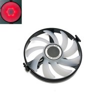 그래픽카드 FDC10U12S9-C 쿨러 팬 교체 XFX AMD Radeon RX 470 480 RX580 EDITION Crimson 그래픽 카드 냉, 03 Red light 1PCS
