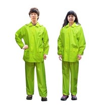 BUyuS남여공용 형광 작업우비 연두색 안전우의 상하굿딜 브이숍