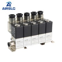 던롭밸브 직동 진공 흡입 컵 밸브 조합 3 방향 정압 공기 솔레노이드 2 위치 3V1-06 DC24V, [01] DC24V 4 in 4 out, [08] 9F