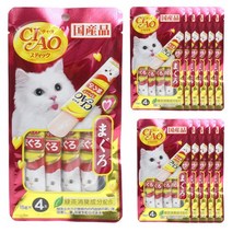이나바 챠오 츄루스틱 고양이 간식 60g, 닭가슴살, 6개입