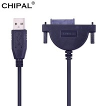 cd롬 리더기 씨디룸 DVD 플레이어 ODD chipal led 표시기 usb 2.0 7 6 13pin mini sata ii 케이블 어댑터 노트북용 cd rom 캐디 183, 다른