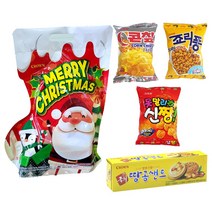 2022년 크라운 크리스마스 산타양말 선물세트 (신짱+콘칲+죠리퐁+국희샌드) 세트, 신짱+콘칲+죠리퐁+국희샌드 6세트