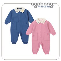 아가방 중계점 젤리 밍크 점프수트 (2Color)(BLUE PINK) 보들보들 밍크 점프 수트