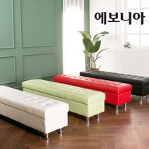 에보니아 레오1200 벤치소파/미용실/병원/대기실/업소용쇼파, COLOR:레드|STYLE:레오