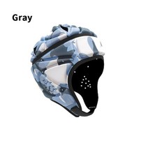 미식축구헬멧 성인 마스크 보호장비 헬멧 스포츠 럭비 헤드 가드 소프트 플래그 미국 축구 패딩 모자 보호 기어 크럼 캡 남성, [01] M, [06] Gray