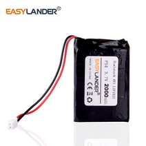 소니-게임패드 PS4 듀얼 쇼크 4 V1 무선컨트롤러 배터리 용 2000mAh 충전식 2 개의 세트 및 충전기 잔량표시 usb 충전 가능