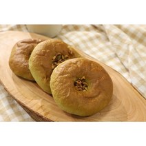 [틔움긴생각] 비건빵 단팥빵 쌀빵베이커리 빵맛집 비건모싯잎쌀단팥빵 빵택배, 모싯잎 쌀단팥빵, 아이스팩 추가 O