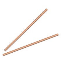 동용접봉 동용접 용접봉 1pcs 구리 막대 라운드 바 diameter3-30mm 길이 50-300mm 핸들 재료 볼트 금속 공, 04 Dia 6mm_02 150mm