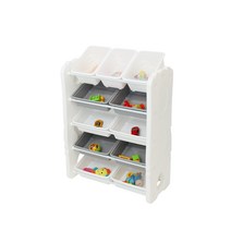 미루 퍼스트 4단 애니 장난감정리함 레고박스 박스형 수납함 국내제작, 미루퍼스트 5단 애니(그레이)