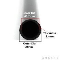 농업용물탱크 1PC 밖으로 직경 20-50mm 검은 파이프 길이 농업 정원 관개 수족관 물고기 탱크 튜브 피팅, 05 Outer Diameter 50mm_01 50CM