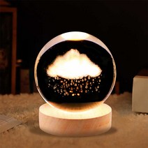유리 구슬 수정 무드등 수유등 수면등, 구름(Rain Cloud)