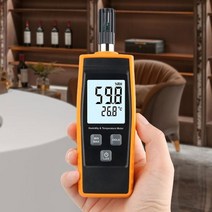 휴대용 온도 습도 측정기 실내 온습도계 센서 산업용 humidity temp meter, 1개