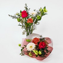 플로라노 꽃 정기구독 S사이즈 꽃다발 생화 택배 정기배송, 6개월 (12회&4%할인) 2주마다, 토요일 도착(목요일까지 주문)