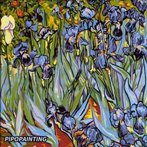피포페인팅 피포페인팅 DIY 명화그리기 유화그리기 세트 N113 고흐 아이리스 그림그리기, 단품