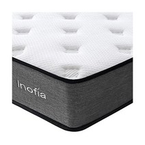 베개 세트 구입Inofia 매트리스 세미 더블 고반발 극후 22 CM 대두 단백질 마크라 안면 항균 소취, 경도 단단한, 싱글