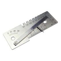 업그레이드 스테인레스 스틸 45도 측정 도구 용접 게이지 솔기 다기능 템플릿, 한개옵션0