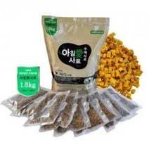 강아지 아침애 수제사료 고단백 채식사료1.8kg, 1