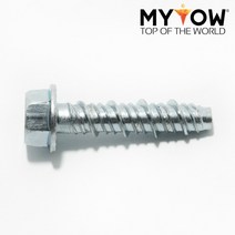 중공벽돌 콘크리트용 창호 경기장의자 고정 / 마이토우 토우 콘크리트 스크류 앙카 볼트 10개입, 8*75